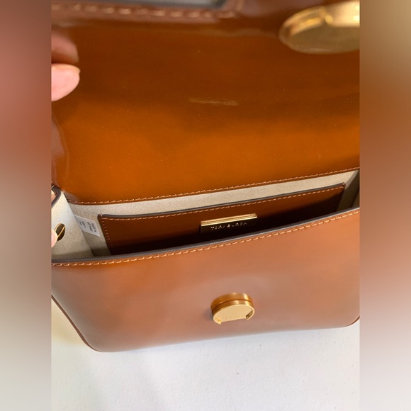 👜💕 TORY BURCH Crossbody Or Shoulder Tan Brown Leather Bag - Picture 8 of 14